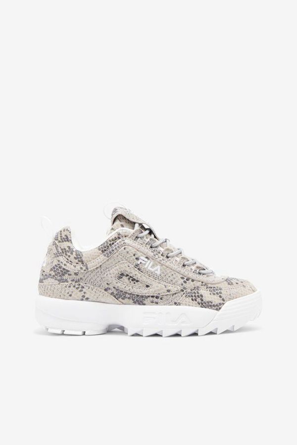 Zapatillas Fila Mujer Blancas / Blancas - Disruptor 2 Snake - España 142367HQP